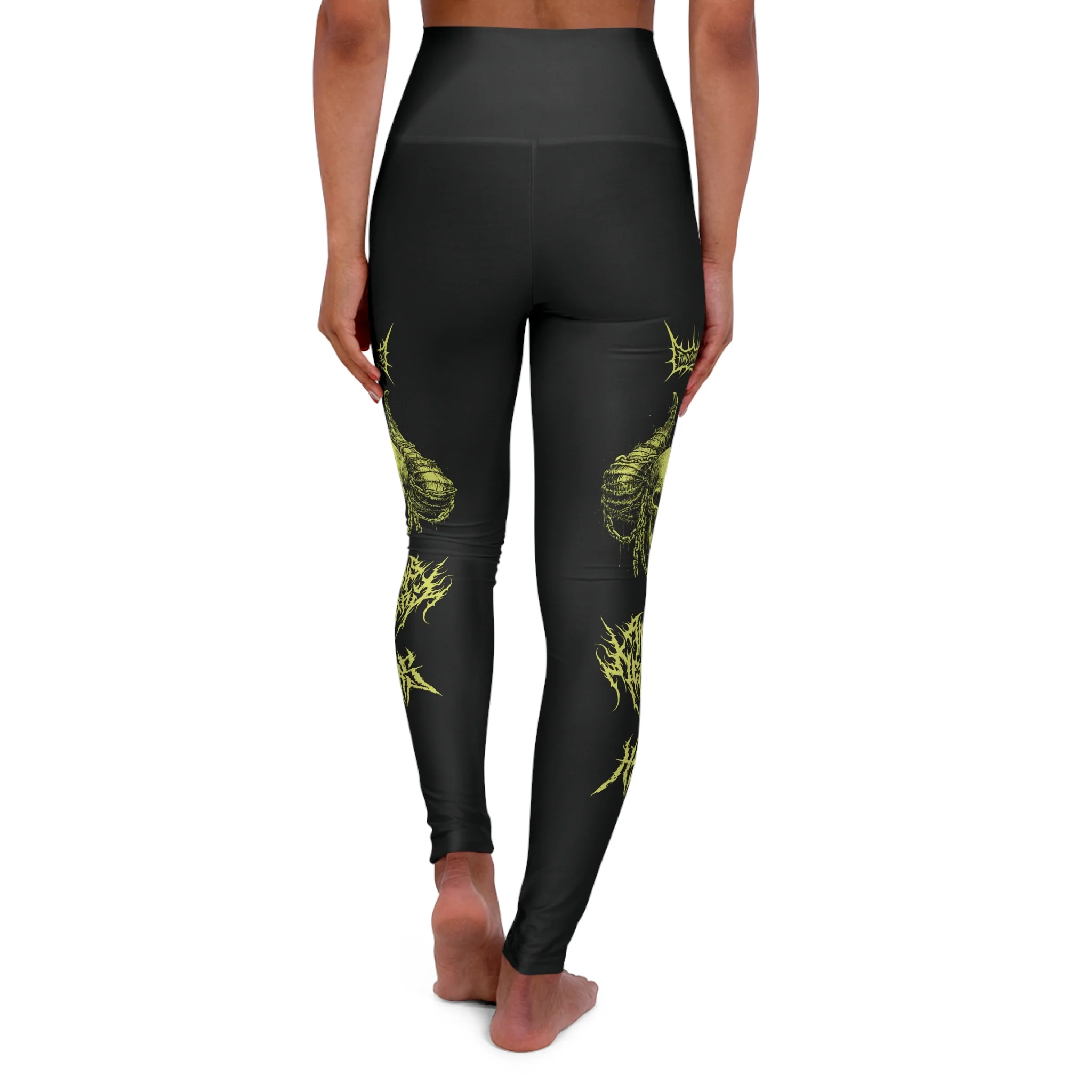 Chains High Waisted Yoga Leggings - Image 3