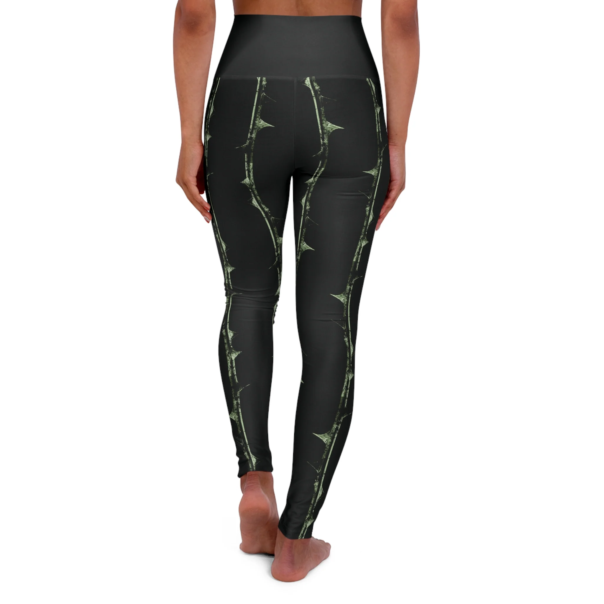 Oct Rust High Waisted Yoga Leggings - Image 3